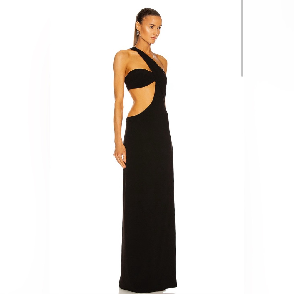 Mônot Black One Shoulder Dress - Picture 2 of 14